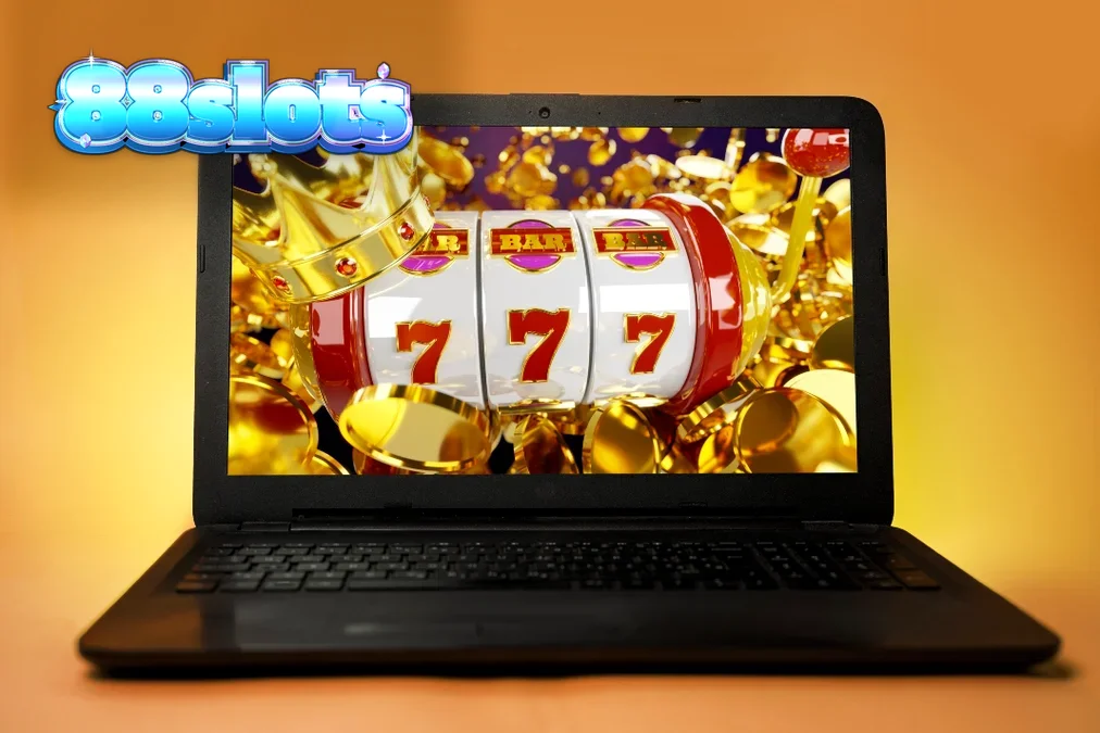 Uma visão artística de uma tela de slot machine moderna com símbolos brilhantes e uma interface de usuário intuitiva.